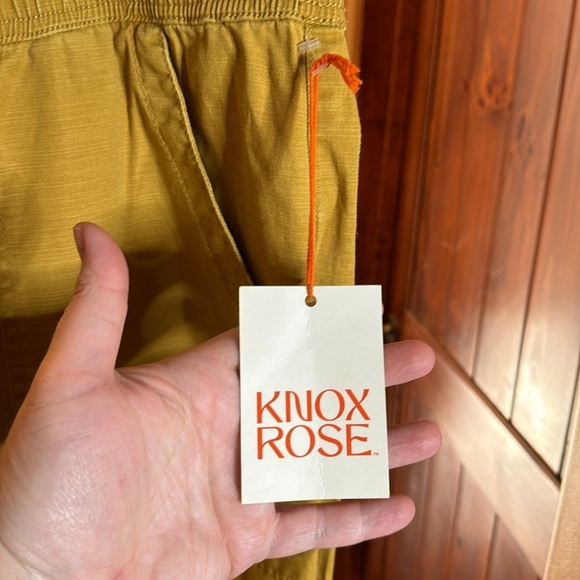 Knox Rose Women's Relaxed Fit Tapered Jogger Pants Topaz Amber Size 2X - Picture 7 of 10